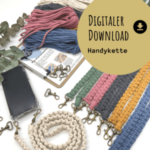Makramée Handykette DIY-Videoanleitung