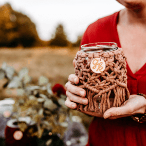 DIY Kit Makramee Windlicht geigenkaefer