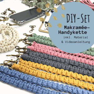 Makramée Handykette DIY Set mit Video-Anleitung Paris