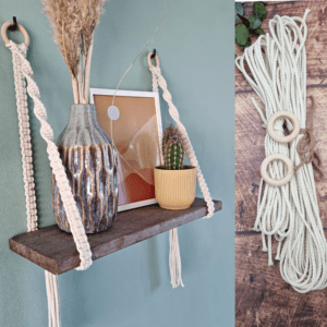 Makramee Regal DIY Set