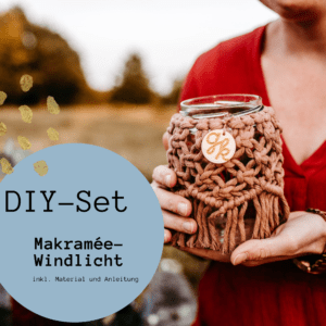 Makramee Windlicht DIY Kit