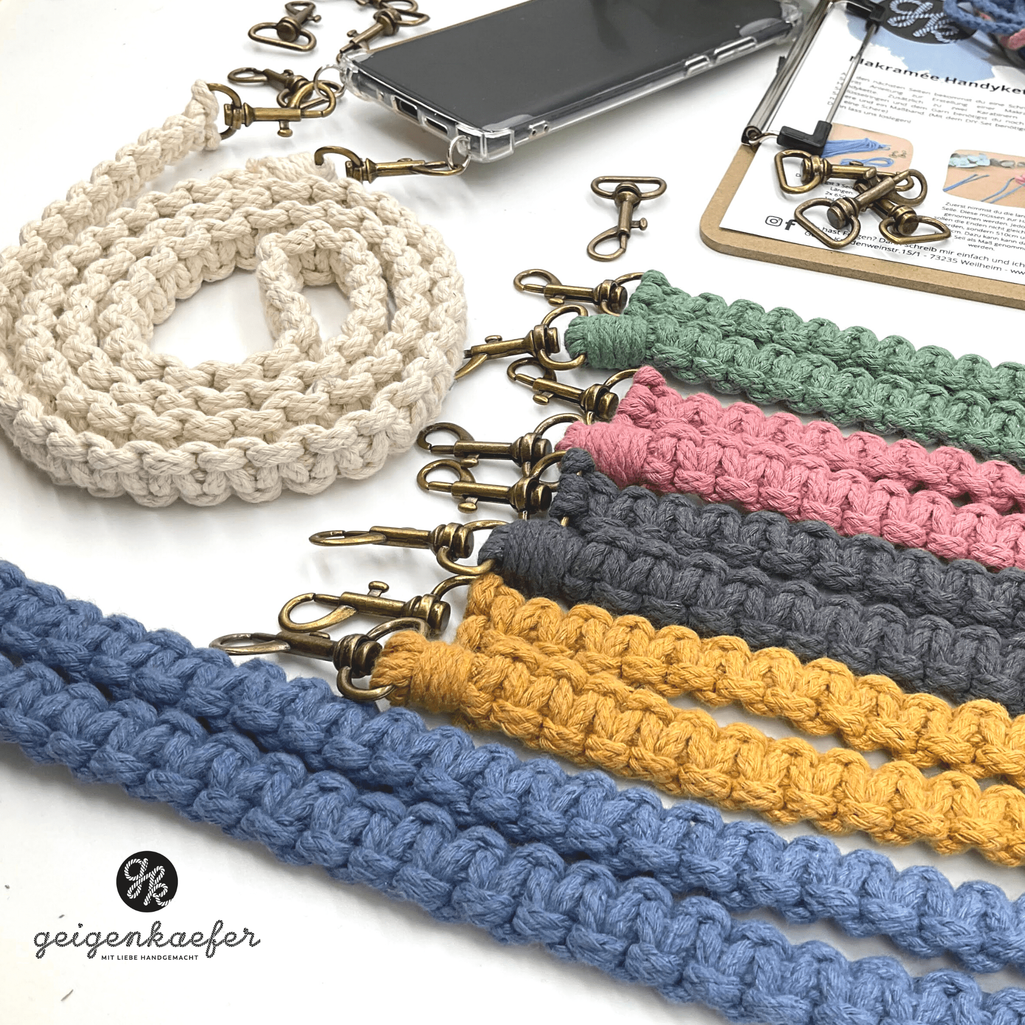 geigenkaefer Makramee DIY Kit Handyband