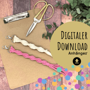 Kinder DIY-Makramée Anhänger Videoanleitung - Entenhausen