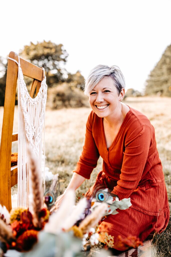 Makramée Boho Hochzeit Stuhlhänger