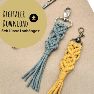 Makramée Schlüsselanhänger DIY-Videoanleitung