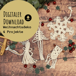 Makramee Weihnachtsdeko Videoanleitung