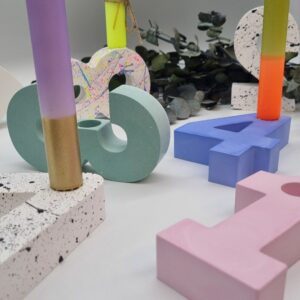 Geburtstagszahl bunt | Geburtstagskerzen Halter Kindergeburtstag Tischdeko Geburtstag Kerzenhalter Zahl Raysin Geburtstagstisch Deko Kerze