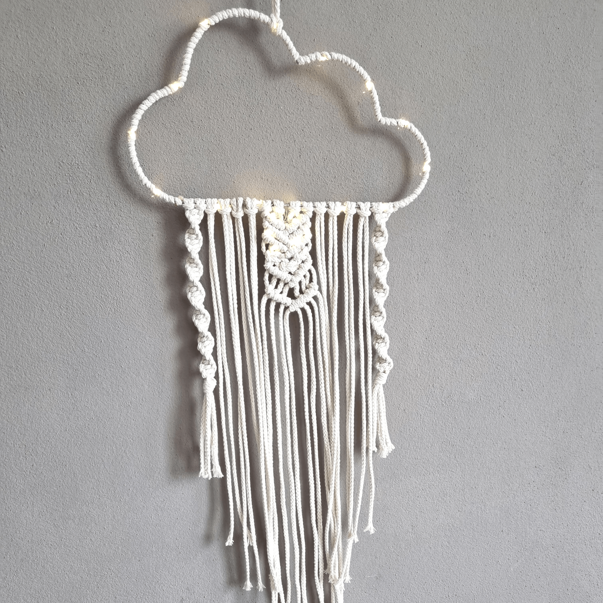Makramee Wolke DIY-Set mit Videoanleitung – Bild 6