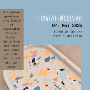 Workshop Stuttgart Terrazzo Gießen am 07. Mai 2026