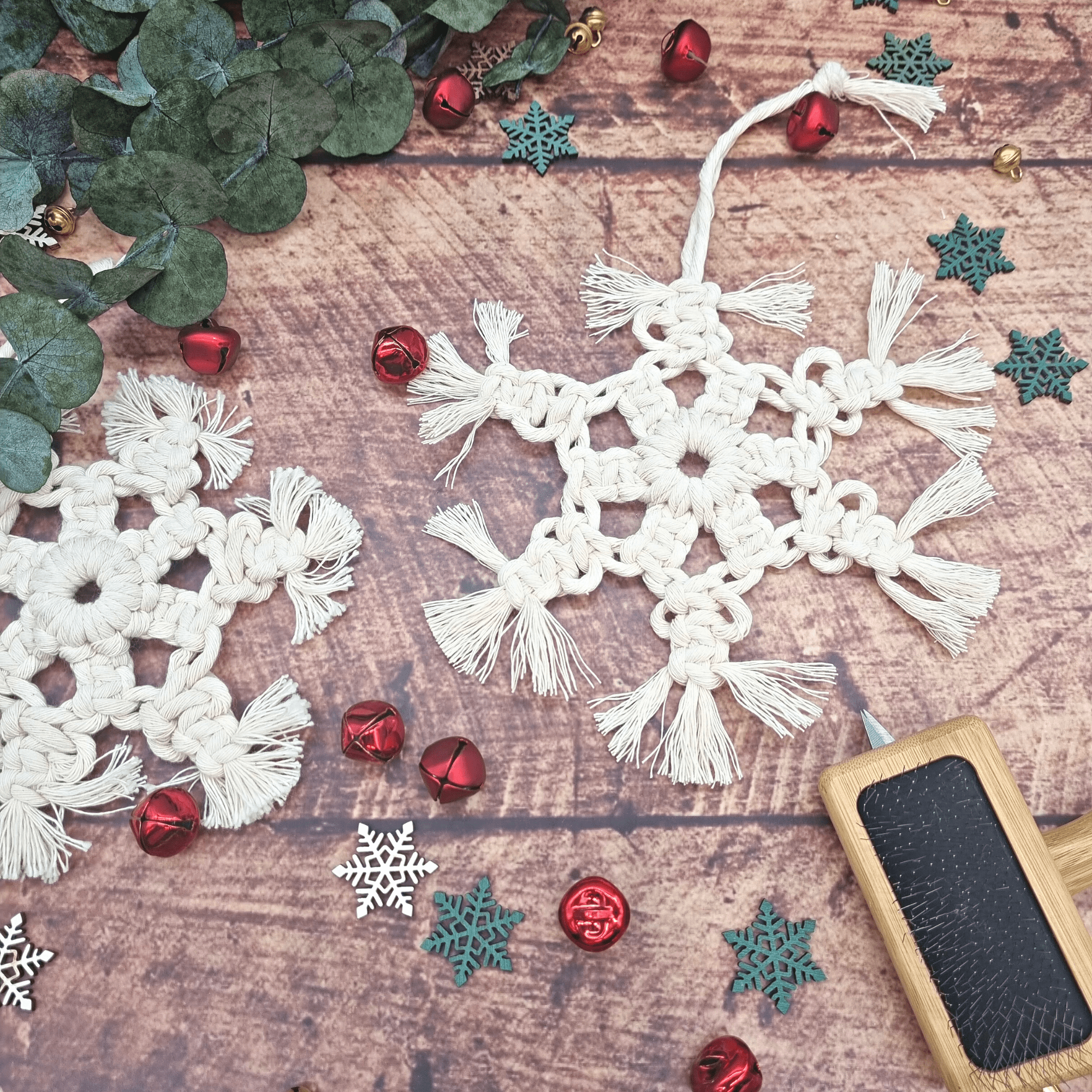 Makramee Weihnachtsdeko Videoanleitung – Bild 2