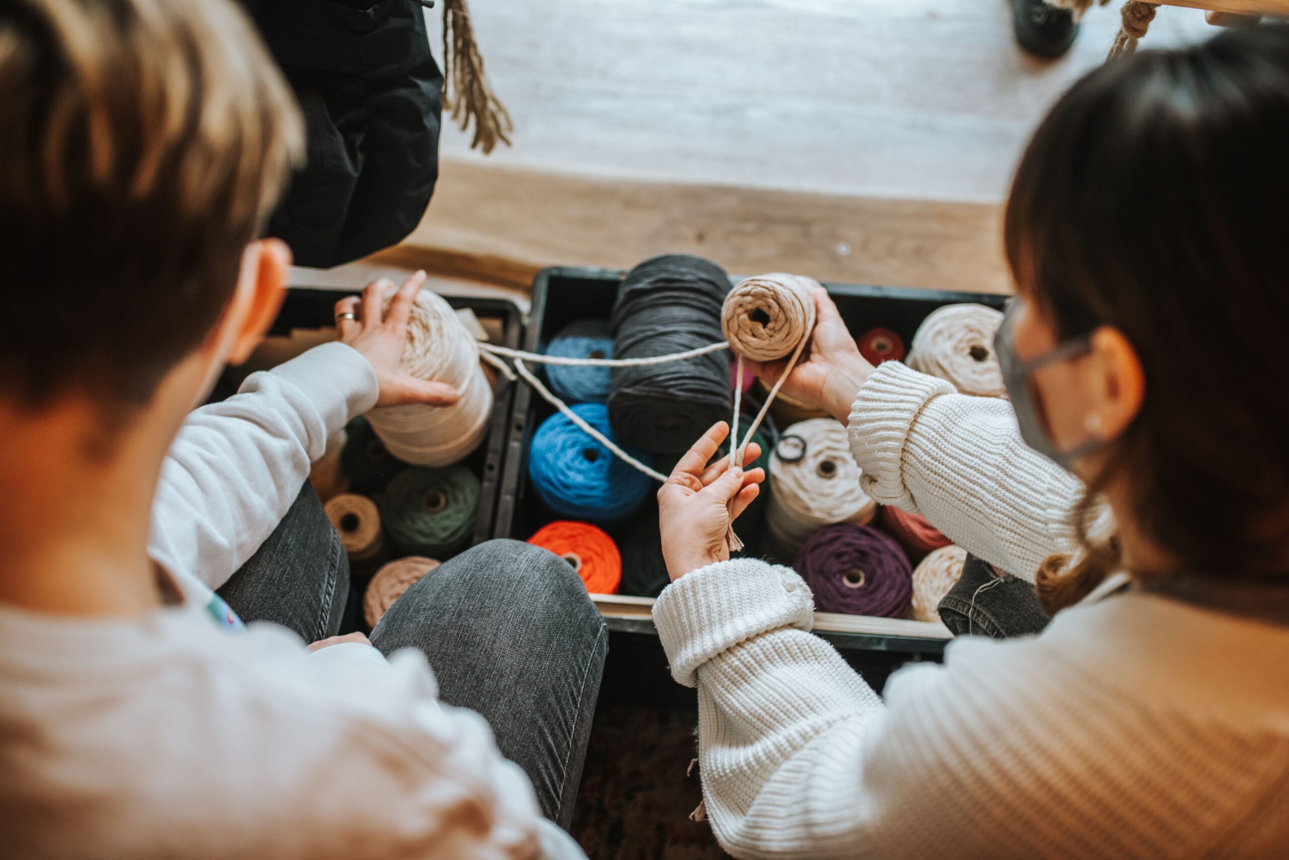 Makramee Garn geigenkaefer